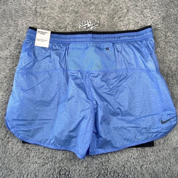 Nike Run Division Repel 7" 2 In 1 Running Shorts Sizes Polar Blue FB8544-45 - Picture 3 of 7